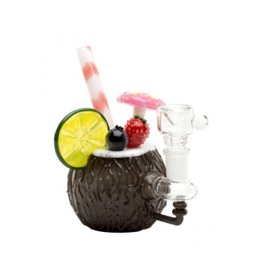 Empire Glassworks Coconut Colada Mini Bubbler