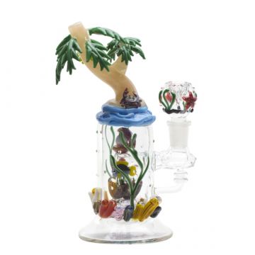 Empire Glassworks Paradise Island Bubbler