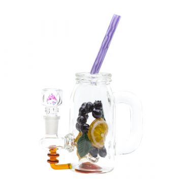 Empire Glassworks Blueberry Detox Bubbler 