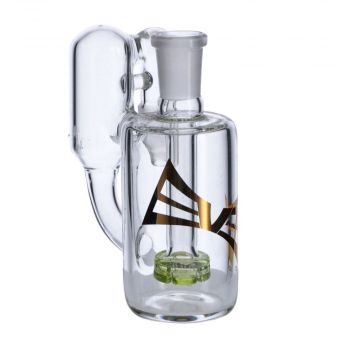 Evolution Cloud Recycler Ash Catcher with Showerhead Perc | 14.5mm | Apple Green