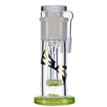 Evolution Ash Catcher with Removable Showerhead Perc | 14.5mm Male | Apple Green| front view