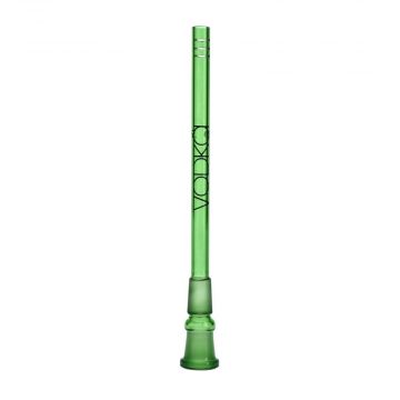 Vodka Glass Slitted Diffuser Downstem | 14.5mm | 16cm | Green