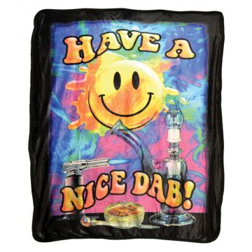 Have a Nice Dab Fleece Large Blanket