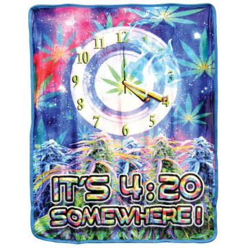 It's 4:20 Somewhere Fleece Blanket