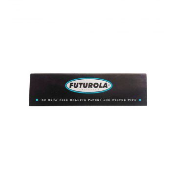 Futurola King Size Rolling Papers with Tips |Single Pack