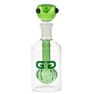 Grace Glass Precooler with 11-slit Keg Percolator | 18.8mm | Green