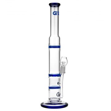 Grace Glass Cane GG Vapor Bong | Blue - Side View 1