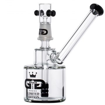 Grace Glass - Limited Edition Vapor Bubbler with Mini Box Diffuser - Black 