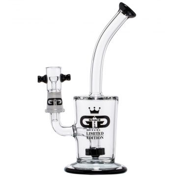 Grace Glass - Limited Edition Vapor Bubbler with Inline Showerhead Diffuser - Black