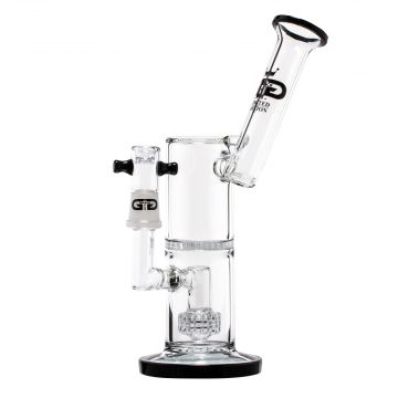 Grace Glass - Limited Edition Bubbler with with HoneyComb Disc Perc & Drum Diffuser - Black