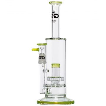 Grace Glass - Limited Edition Vapor Bong with Slit Diffuser Perc – Yellow/Green