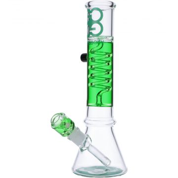 Glycerine Coil Beaker Bong with Glycerine Bowl | Small | View 2