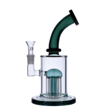 Glass Bubbler with Tree Perc | Side view 1