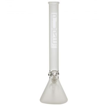 Pure Glass Classic 3814 Beaker Base Bong - 14 Inch - 38mm - Frosted