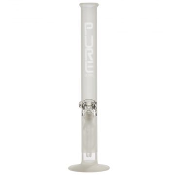 Pure Glass Classic 3814 Straight Tube - 14 Inch - 38mm - Frosted