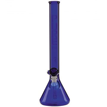 Pure Glass Classic 4418 Beaker Base Bong - 18 Inch - 44mm - Blue Frosted