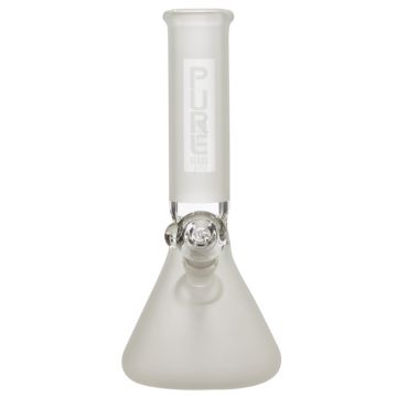 Pure Glass Classic 5012 Beaker Base Bong - 12 Inch - 50mm - Clear Frosted