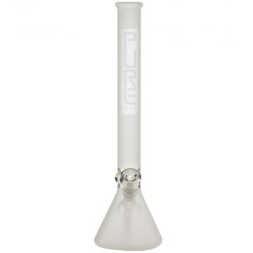Pure Glass Classic 5018 Beaker Base Bong - 18 Inch - 50mm - Frosted