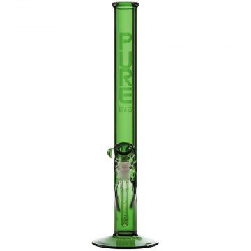 Pure Glass Classic 5018 Straight Bong - 18 Inch - 50mm - Green
