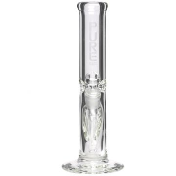 Pure Glass 9mm Straight Bong - 12 Inch - 50mm - Clear