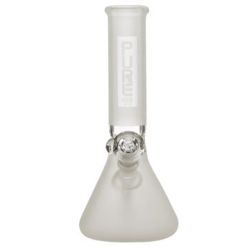 Pure Glass 9mm Beaker Base Bong - 12 Inch - 50mm - Frosted