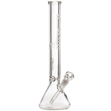 Pure Glass 7mm Glass Beaker Base Bong - 18 Inch - Clear
