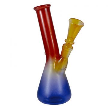 Rainbow glass bong