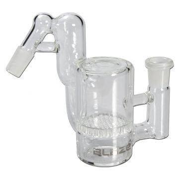 Blaze Glass – Recycler Precooler with HoneyComb Disc – 45 Degree Joint – 18.8mm 