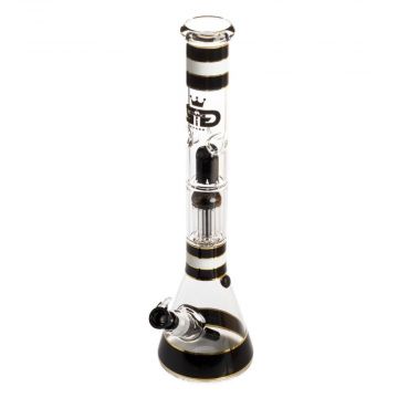 Grace Glass Classic Turbo Beaker Series Ice Bong with Tree Perc | side view 1
