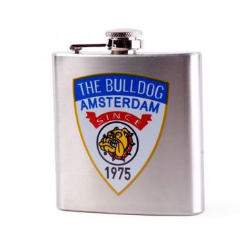 The Bulldog Amsterdam - Stainless Steel Hip Flask