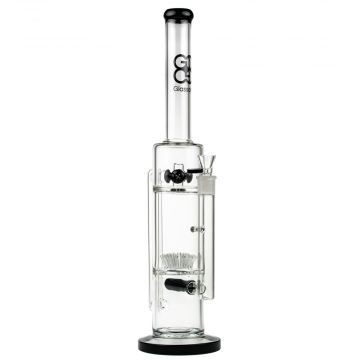 Glasscity Bong with Inline Diffuser and Double Percs - Side View 1