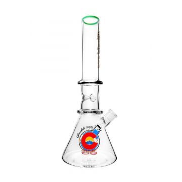 Glasslab 303 Quad Circ Perc Maria Beaker