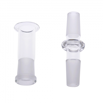 Glassphemy - Clear Glass Concentrate Set - Vapor Dome - 90 Degree Adapter 