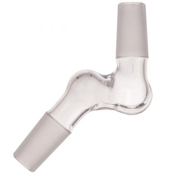 Glassphemy - Clear Glass Concentrate Adapter - 45 Degree