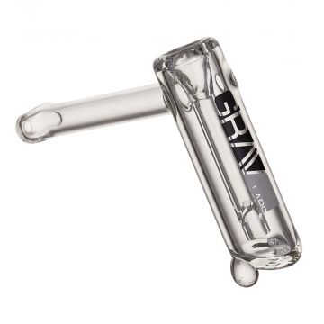 Grav Labs - Basic Bubbler Glass Hand Pipe - 25mm- Black Logo