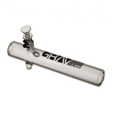 Grav Labs - Steamroller Glass Pipe - 45mm - 10 Inch- Black Logo