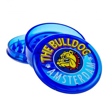 The Bulldog Plastic Grinder | Transparent Blue
