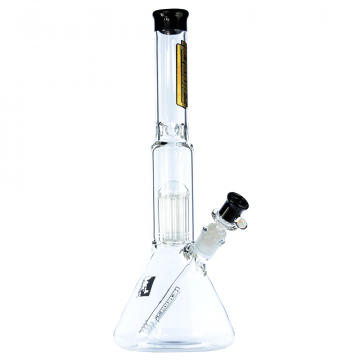 Headdies 15 Inch Beaker 8-Leg Stricker Blackout Ice Bong - Side view 1