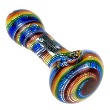 GlassHeads Rainbow Full Reversal Spoon Pipe 