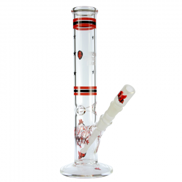 Honey Supply 14 Inch Straight Ice Bong | Waka Flocka Limited Edition - Side View 1