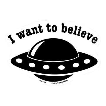 I Want to Believe Sticker