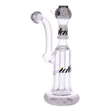 iDab Glass Sherlock Vapor Bubbler with Black Frit - 14.5mm 