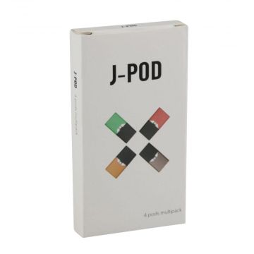 J-POD Refillable 1ml Empty Pods - 4 Pack
