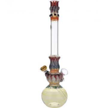 Jerome Baker Designs Mothership Glass Bubble Base Bong | Side view 1