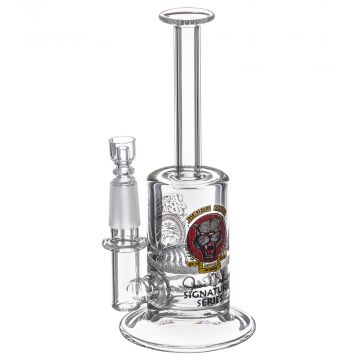 Jerome Baker - Signature Series Mini Vapor Bong with Slitted Inline Perc & Honeycomb Disc 