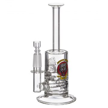 Jerome Baker - Signature Series Mini Vapor Bong with Slitted Inline Perc & Turbine Disc 