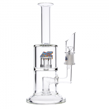 Jerome Baker - German Line - Glass Double Chamber Bong with Two Showerhead Percs