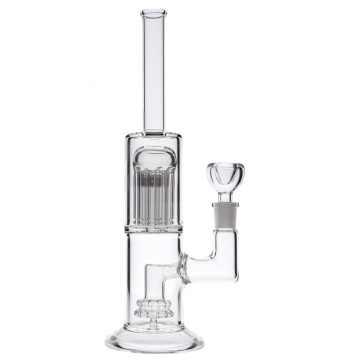 Jerome Baker - German Line - Glass Bong with 10-Arm Tree & Double Showerhead Perc