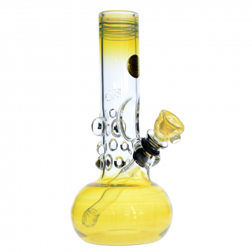 Jerome Baker - Q-Ball Millie Bubbler with Fumed Color & Marbled Body - Side view 1