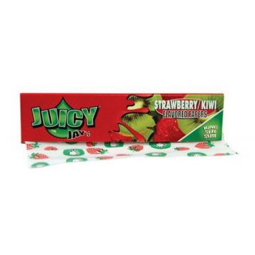 Juicy Jay's Strawberry & Kiwi King Size Rolling Papers | Single Pack